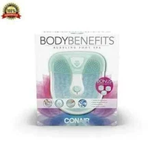 NEW Large Feet Foot Spa Bath Heat Soaker Massage Bubble Roller Deep Soak