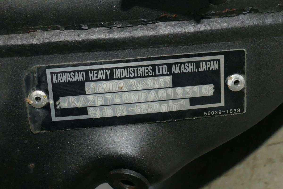 Kawasaki Z 750 R ABS ZR750N 2011 - Frame Accident A40Z | eBay