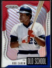 2021 Panini Prizm Old School Red/White/Blue Prizm #OS-5 Rod Carew