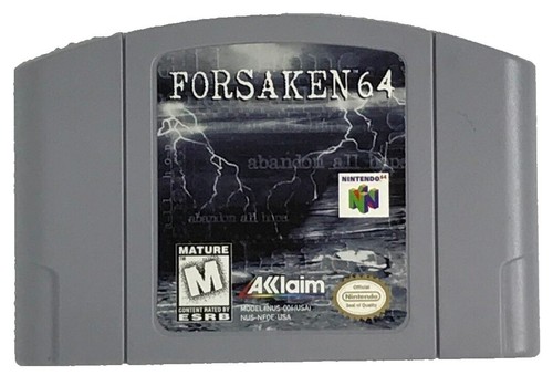 Forsaken 64 (Nintendo 64, 1998 N64) with Box and Manual