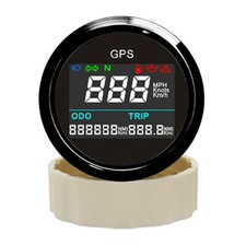 GPS Speedometer Odometer 52mm Digital Adjustable Speed Gauge for Car Boat Truck