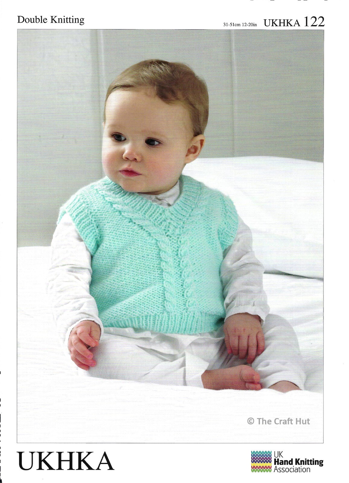 Hand Knitting PATTERN ONLY DK Baby Child Slipovers Cardigan Waistcoat UKHKA122