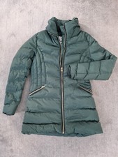 Tokyo Laundry Women's Green "jaboris" Padded Puffer Coat Jacket Size 8