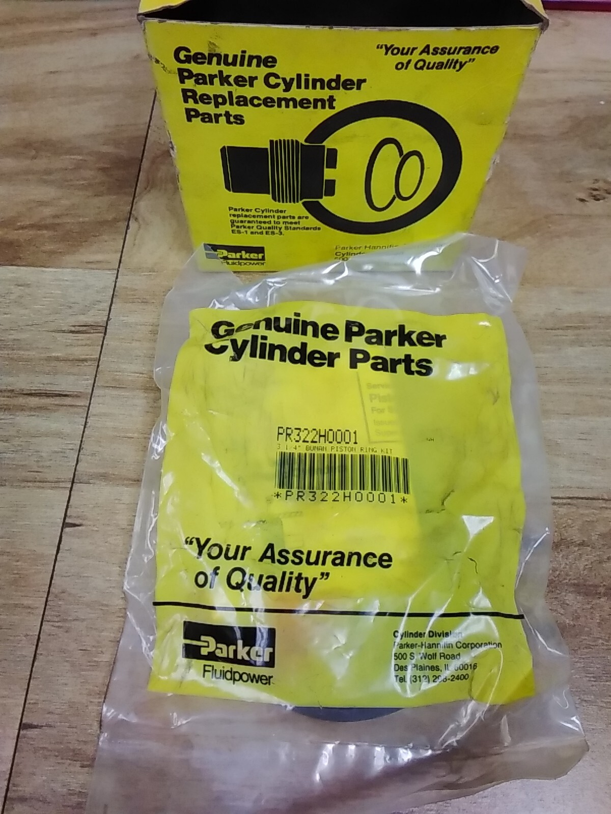 Genuine Parker PR322H0001 3 1/4 Bunan Piston Ring Kit