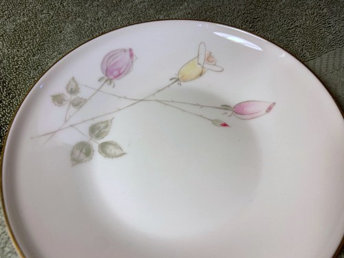6 Vintage Heinrich H & C berry/fruit bowls; Germany; rosebud - Picture 4 of 5