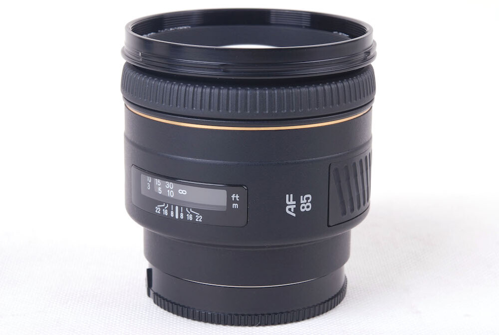 Komeri Card Minolta Lens Minolta 85mm F1 4 Ex++ Minolta AF 85mm G