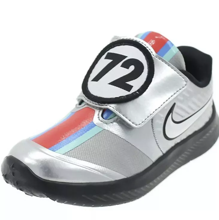 Nike star runner silver discount