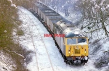 PHOTO  CLASS 56 DIESEL  56080 IS AT LAST UNDERWAY AFTER MANY HOURS TRAPPED BY TH