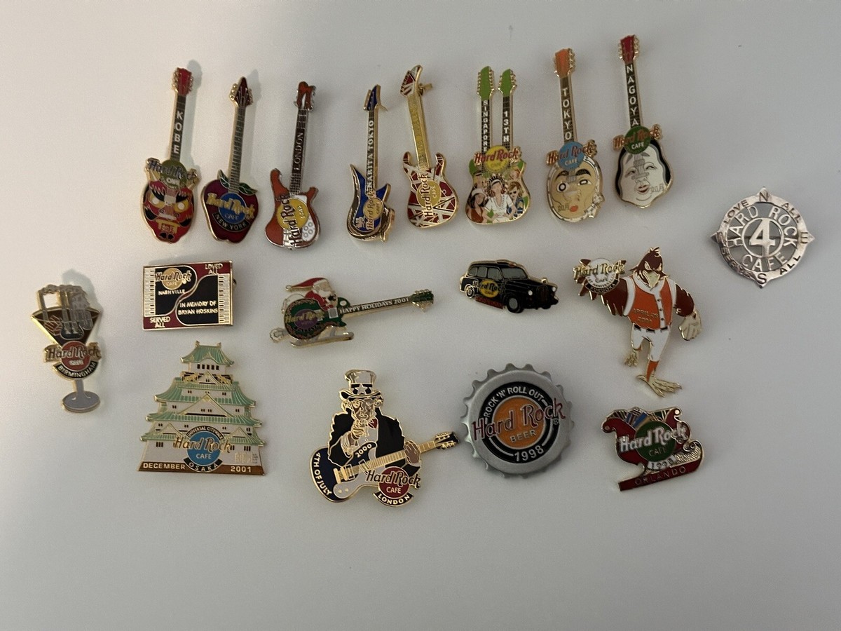 Set of 18 Hard Rock Cafe Pins, Tokyo,New York, Osaka,Kobe, Etc. | eBay