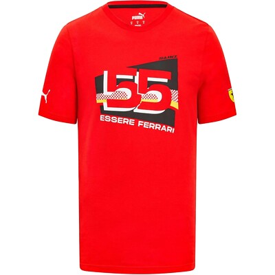 Carlos Sainz Ferrari F1 Drivers T-Shirt (Red or Black)