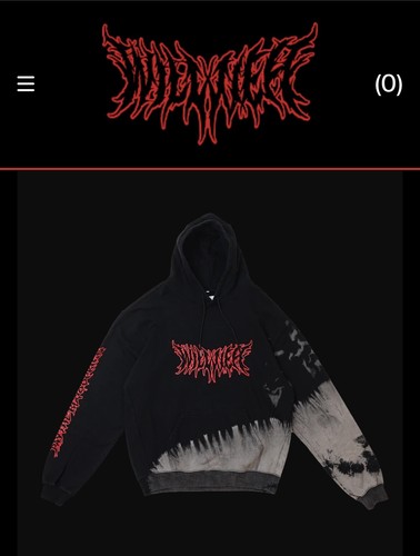 NUEVO En Bolso - Will Neff - Demasiado Estupido Para Dejar *Sudadera con Capucha Negra* Talla Grande - Imagen 3 de 5