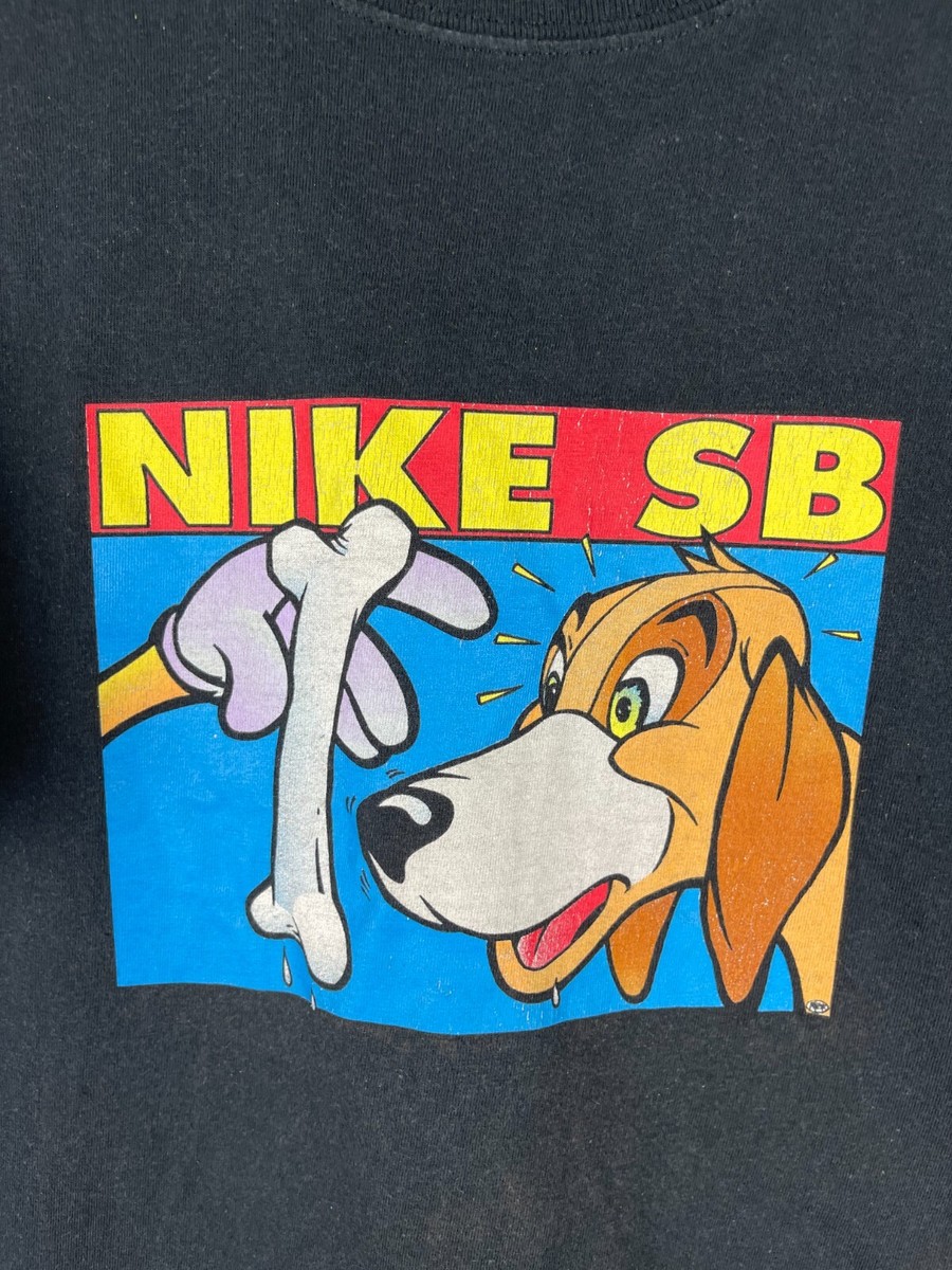 Nike SB x Kozik vintage dog bone big logo tee shirt | eBay