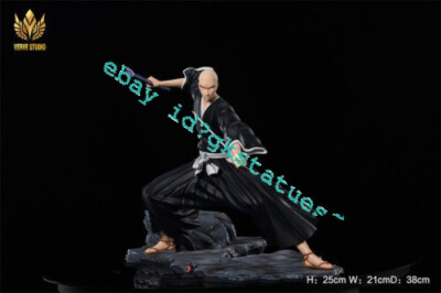 Verve Studio Bleach Madarame Ikkaku Resin Statue In Stock 1/6