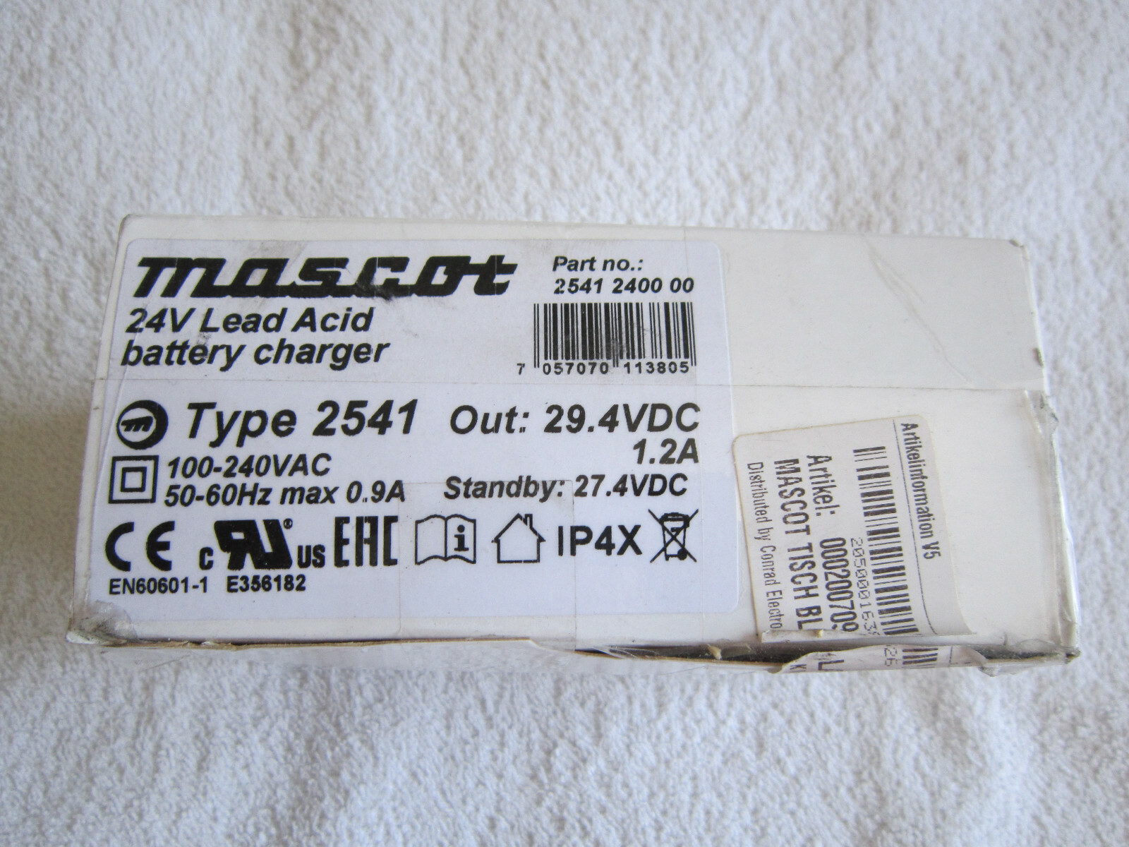 Mascot Ladegerät Akku 12V Type 2240 - battery charger online 