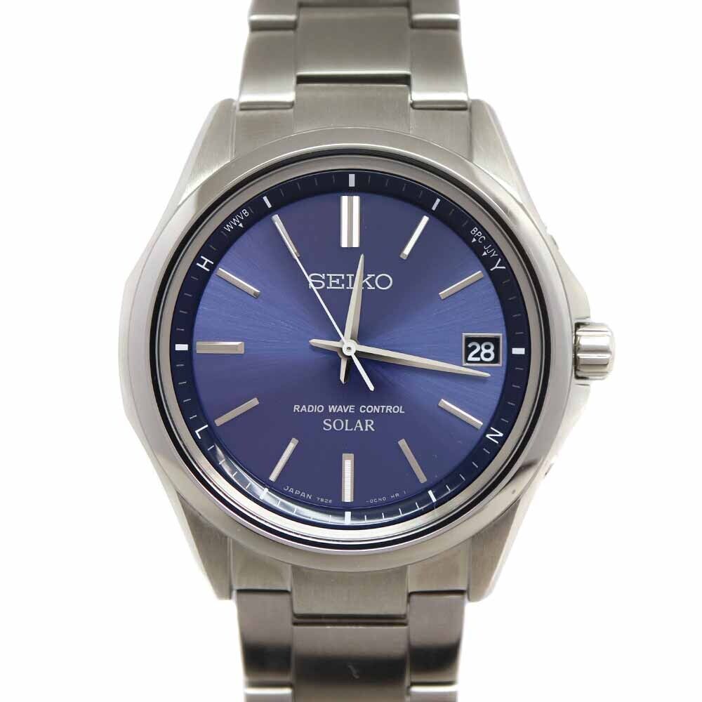 予約販売 SEIKO Selection Blue Steel Stainless Quartz Solar 7B24-0BN0 その他