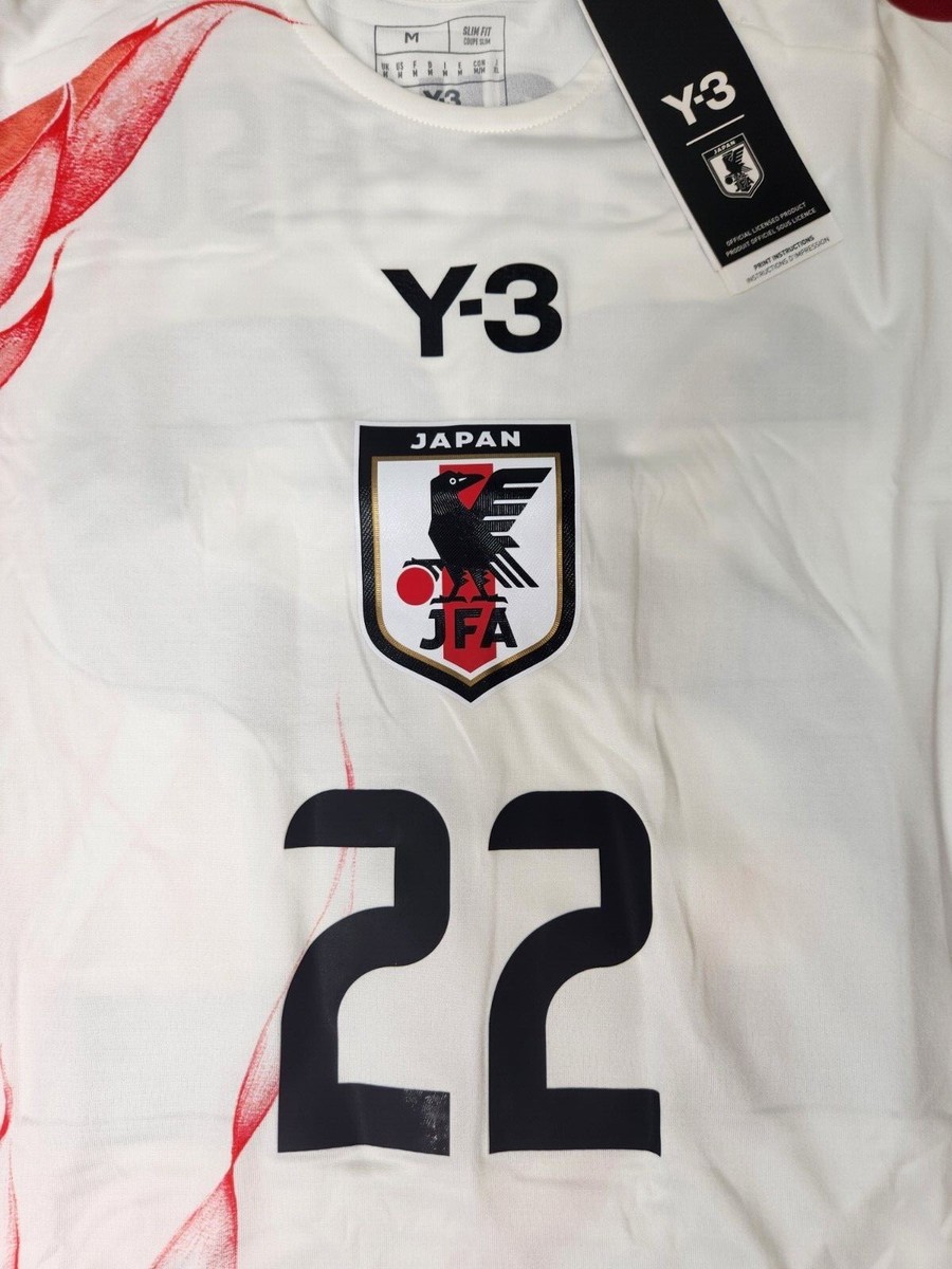 Japan 2024 Y-3 Authentic Away Heat.Rdy White Jersey NEW M-XL