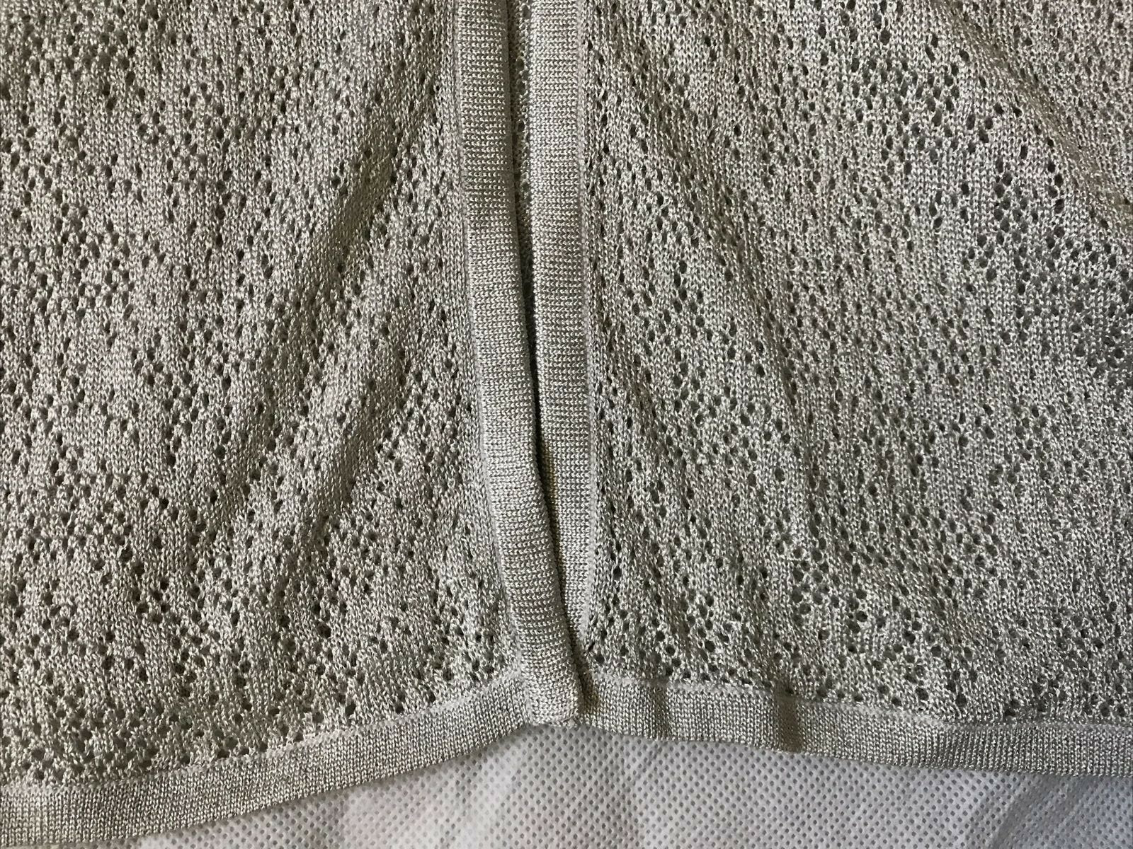 St. John Basic Womens Cardigan Knit Gray Metallic… - image 9