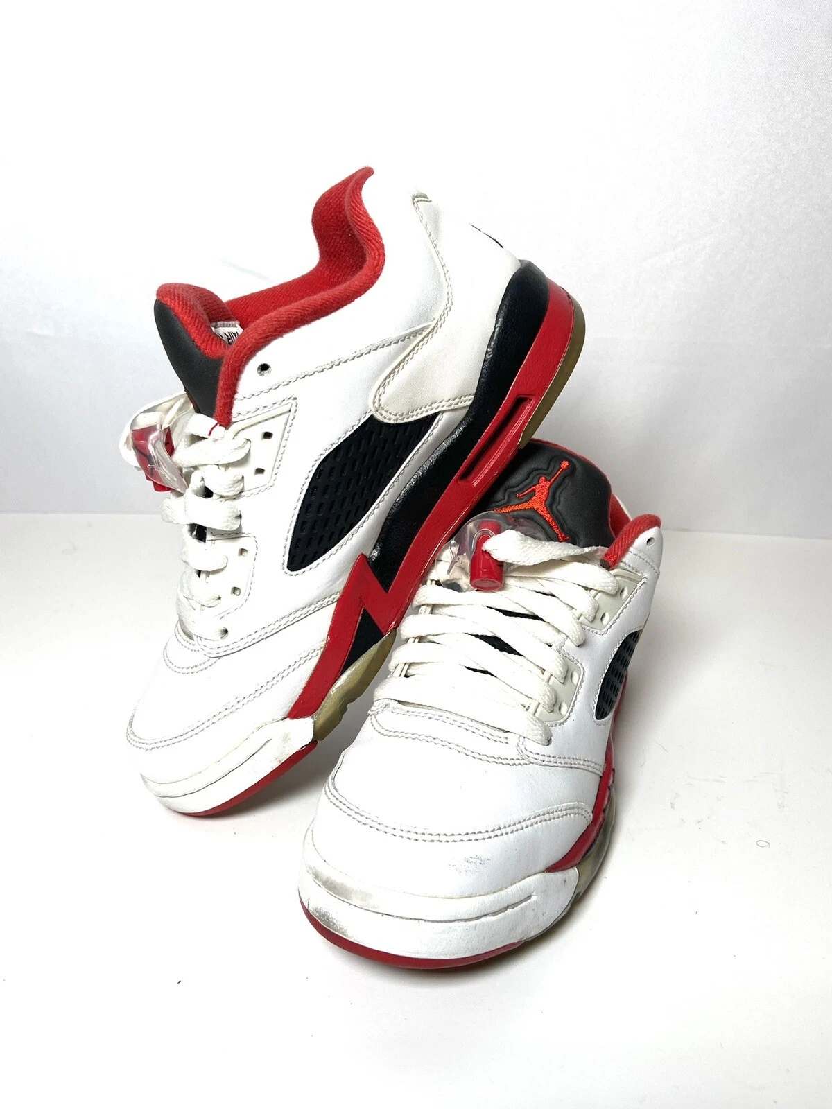 Nike Air Jordan 5 V Retro Low Fire Red Basketball Shoes 314338 101 Size 5y