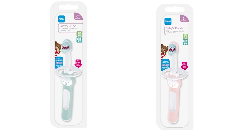 MAM Zahnpflege Baby Zahnbürste First Brush / Baby s Brush für die ersten Zähne