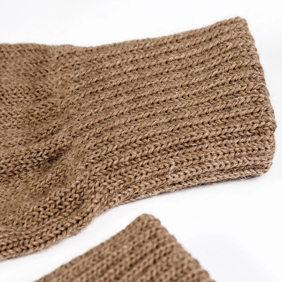 Guantes de lana de alpaca - Ropa de mano unisex suave cálida de invierno Foto 3 de 3