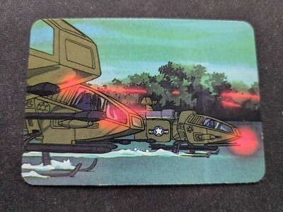1986 Hasbro G.I. Joe Action Card # 77 Sky Hawk Action (NM)