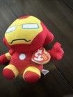Ironman Marvel TY Beanie Boos Plush stuffed animal 6" Small New with Tags — photo 6