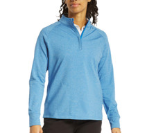 New FootJoy Thermo Series Woven Blue 1/4 Zip Midlayer Women's Size Medium 30693