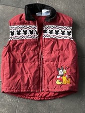 Vintage Wonderful World Of Walt Disney Size 24 Months Kids Vest Mickey Mouse