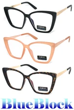 Cat Eye Blue Light Blocking Glasses Computer Gaming Vision Care Protection