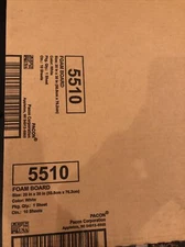 Pacon Foam Board 20"x30" 3/16" Thick 10/PK White 5510