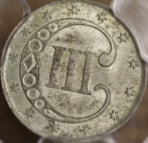 1851 3 Cent Silver 3c Three Cent PCGS MS-63 - Picture 6 of 6