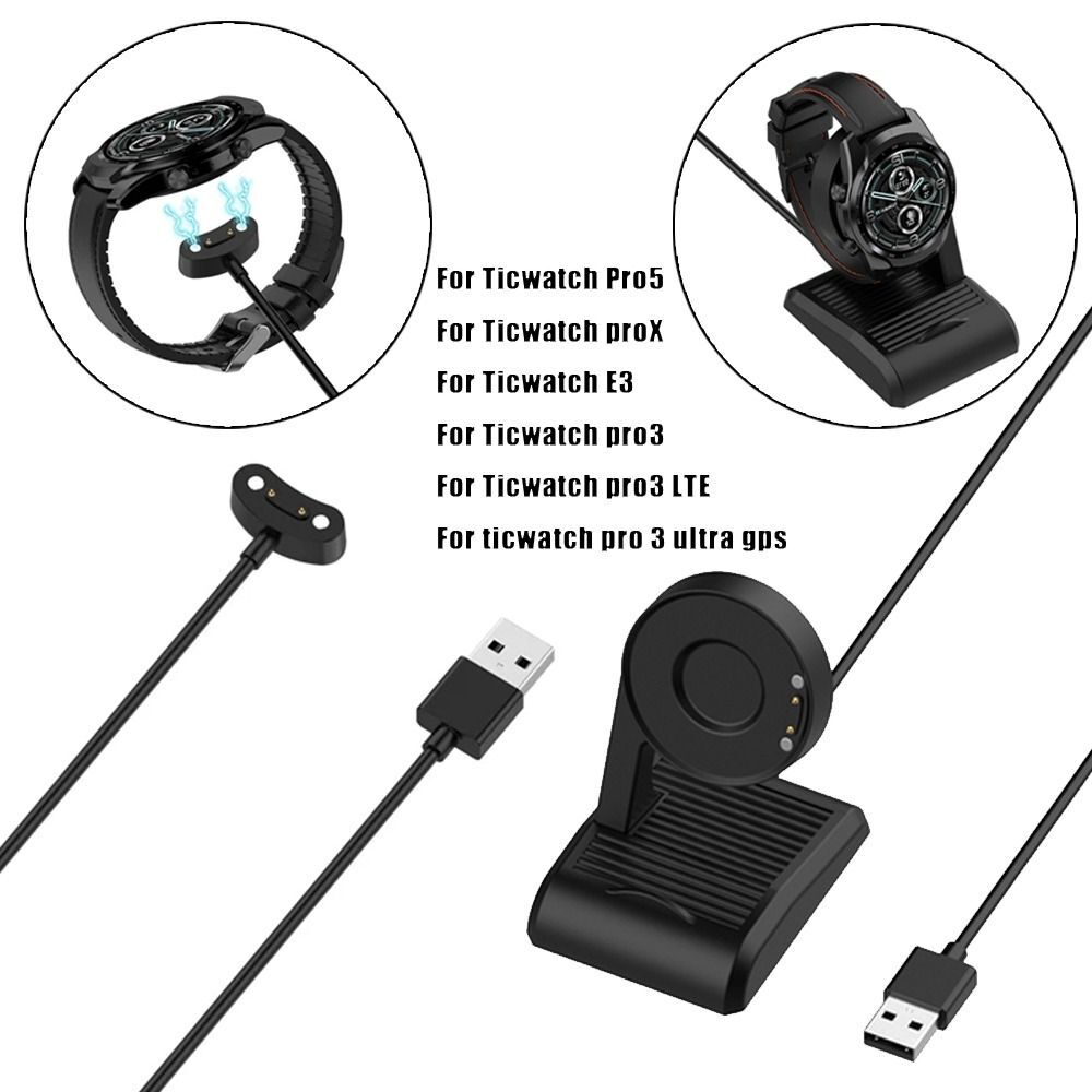 Fashion Charging Cable for Ticwatch Pro5 proX pro3 LTE Charger