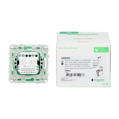 Schneider Electric S540522 Odace Wiser Connected Dimmer Anthracite New NFP