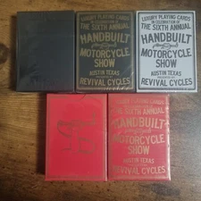 Revival Cycles Handbuilt Playing Cards Kings Wild Jackson New & Sealed Show Deck