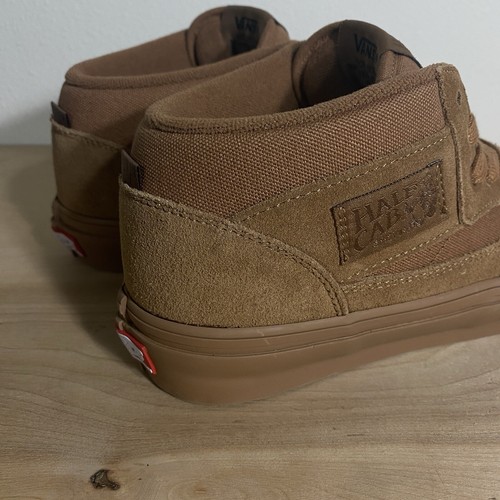 Vans Half Cab Wheat Brown Suede Skateboarding Shoe - Size 8 - Picture 5 of 11
