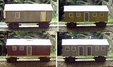 TIMBER CAMP SHACKS SET OF 5 N Model Railroad Structure Uptd Laser Kit RSL3051