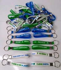 47 Silicone Inspirational Key Chains Bulk Lot