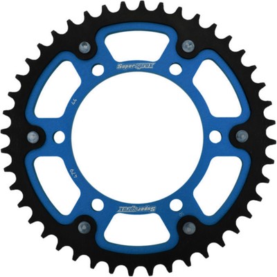 Stealth-Kettenrad Supersprox 530/44 Zähne Blau RST-479 für Sportmotorräder MUZ S