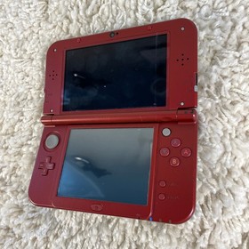 Nintendo &ldquo;New&rdquo; 3DS XL Metallic Red Handheld Console System RED-001 FOR PARTS