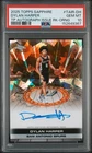 Dylan Harper 2025 Topps Chrome Sapphire Orange Refractor RC Auto /25 PSA 10