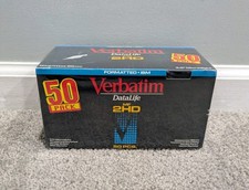 Verbatim 50 Pack DataLife High Density MF-2HD 3.5" Microdisks Floppy Disc IBM