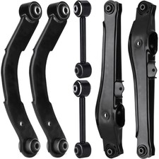 6 PCS Rear Upper Lateral Lower Control Arms Rear Lower Rearward Lateral T...