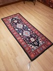 Brand New with Tags Handmade Wool Hook Rug Herizz Runner 2.6x6' MSRP $675 — photo 7