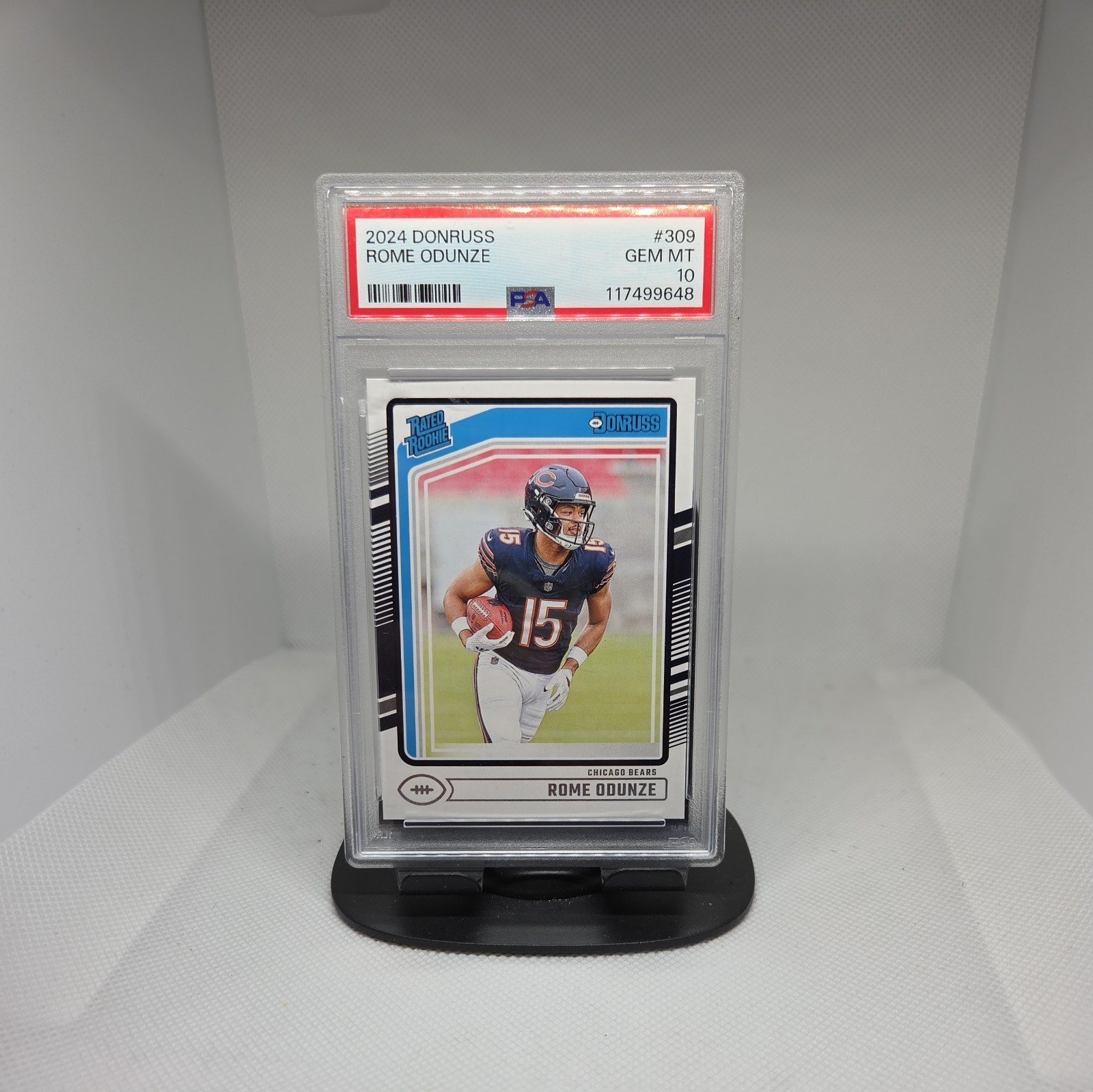 2024 PANINI DONRUSS #309 ROME ODUNZE PSA 10