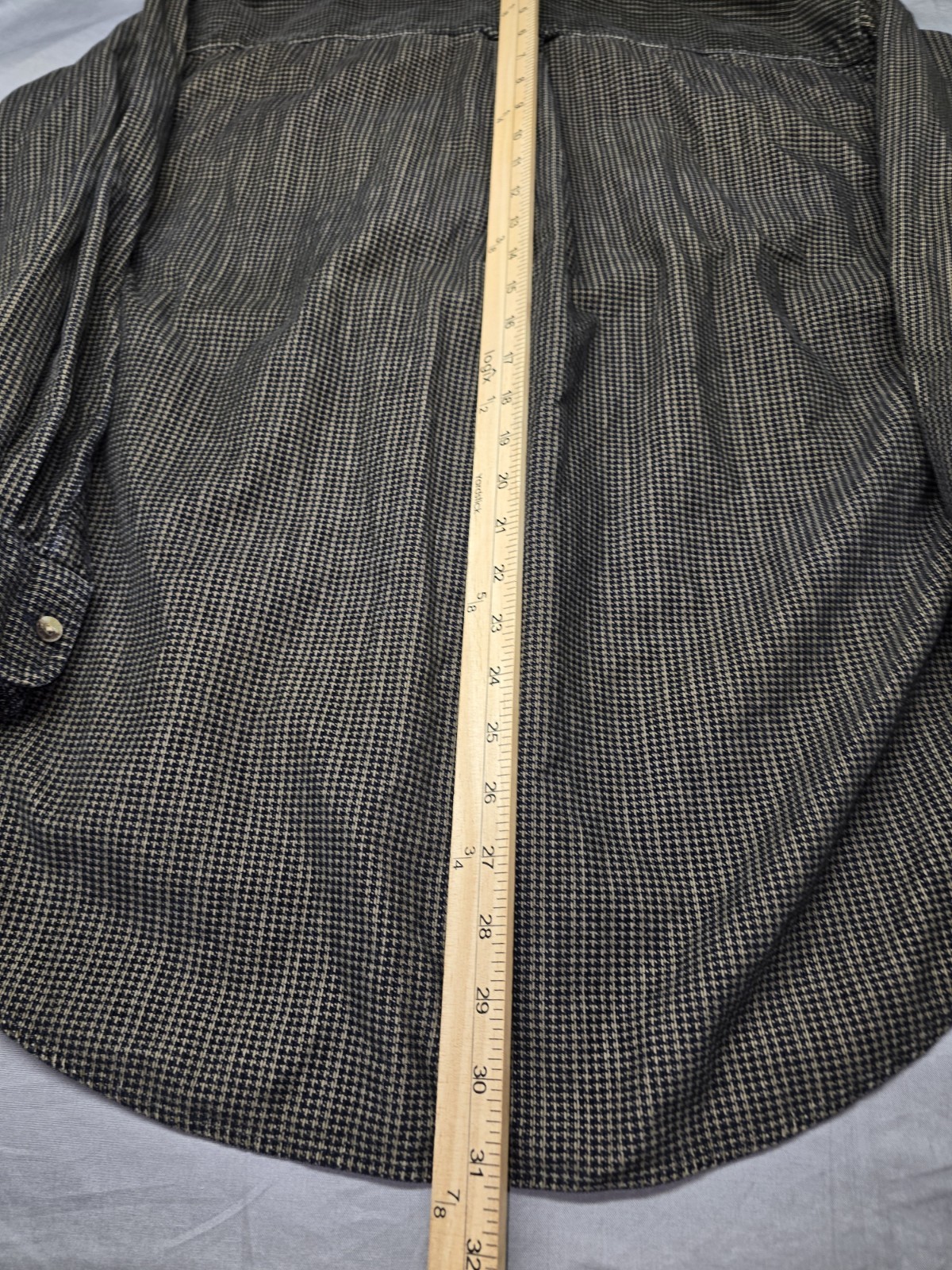 Pendleton Shirt Mens Large Micro Houndstooth Butt… - image 8