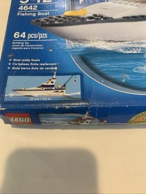 Sealed LEGO CITY: Fishing Boat (4642) Shelf Wear Eh8
