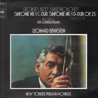 LP Bizet / Prokofiev / Dukas (Bernstein) Sinfonie Nr.1 C-dur / Sinfonie Nr.1 D-