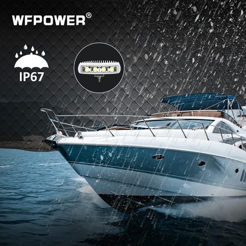 LED Spreader Lights for Boat, 6.3inch 2 Pack 72W Waterproof T-Top Boat Spread... - Picture 8 of 8
