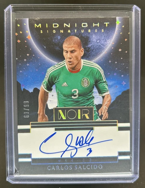 2025-26 Noir Road to World Cup 26 Carlos Salcido Midnight Signatures Auto #/99