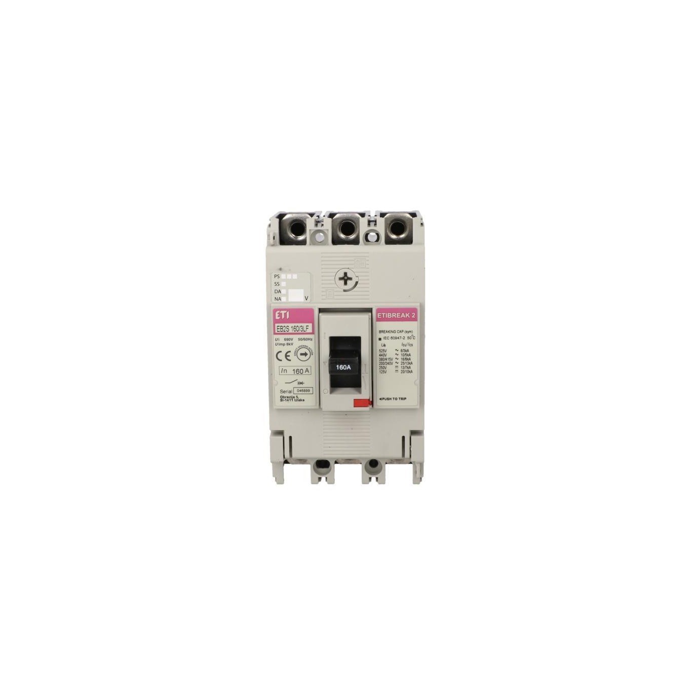 Compact Switch 3P 160A 16kA/ Without ETIBREAK 004671811